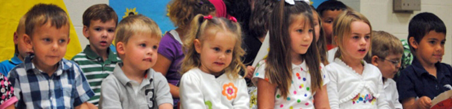 classroom of young children